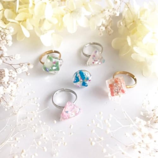 しかく指輪(全7色)